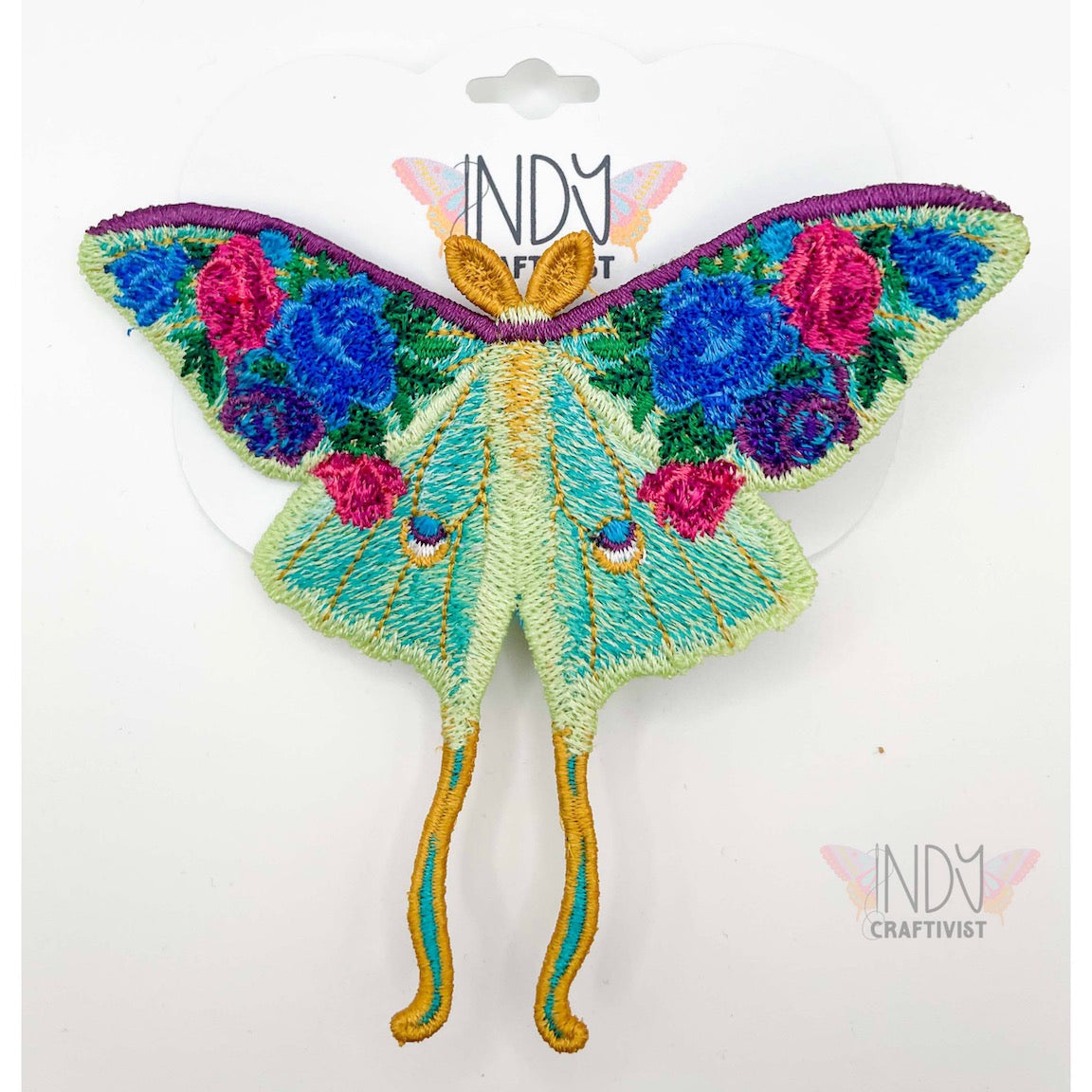 Made-To-Order Luna Moth Blooming Hair Jewelry