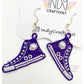 Made-To-Order I'm Speaking Converse Like Earrings With Pearls