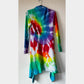 Adult Extra Small Tie Dye Cardigan